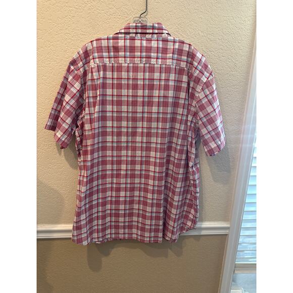 Men’s Columbia Plaid Short Sleeve Shirt Size XXL - Picture 4 of 4